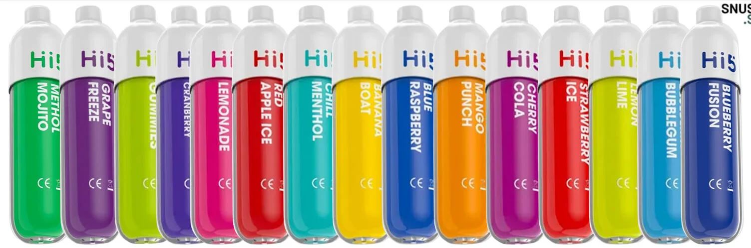 hi5 engangs vape alla smaker